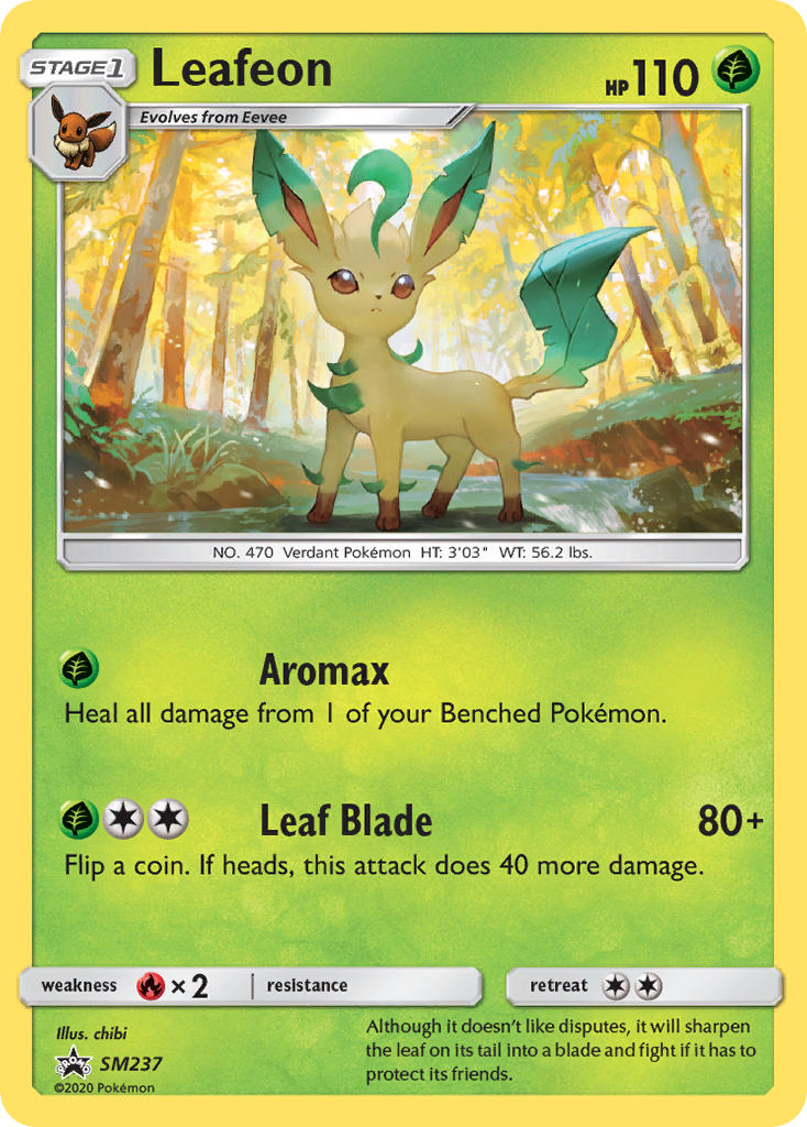 Leafeon - SM Black Star Promos (Promo) [SM-237] English / Near Mint / Normal