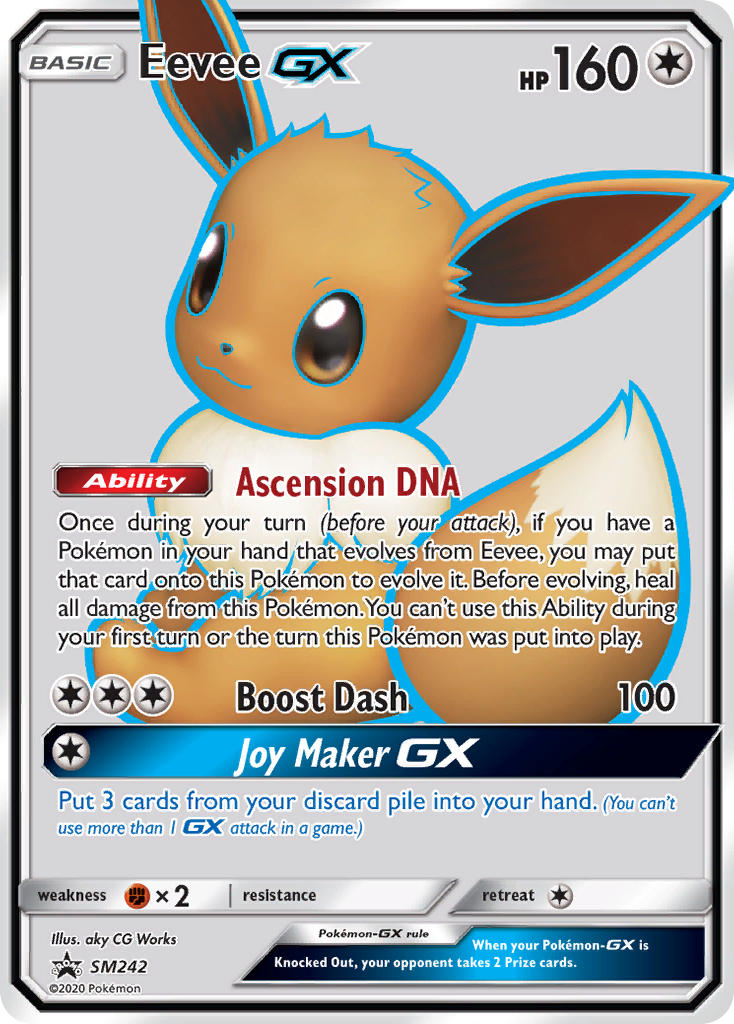 Eevee GX - SM Black Star Promos (Promo) [SM-242] English / Near Mint / Normal