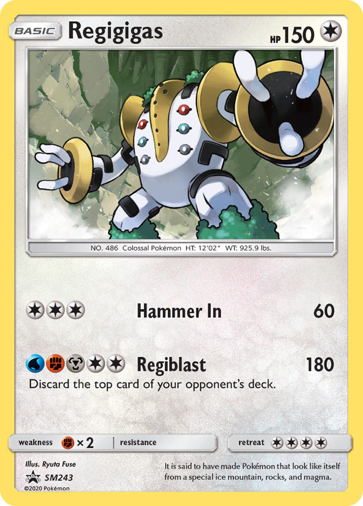 Regigigas - SM Black Star Promos (Promo) [SM-243] English / Near Mint / Normal
