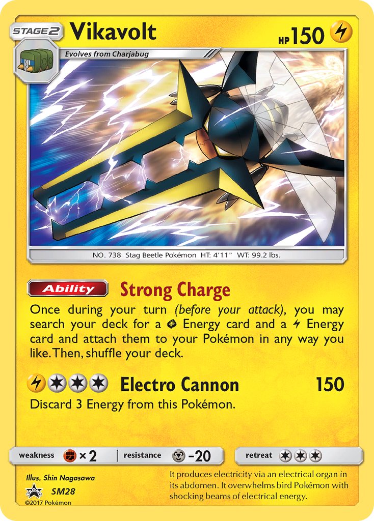 Vikavolt - SM Black Star Promos (Promo) [SM-28] English / Near Mint / Normal