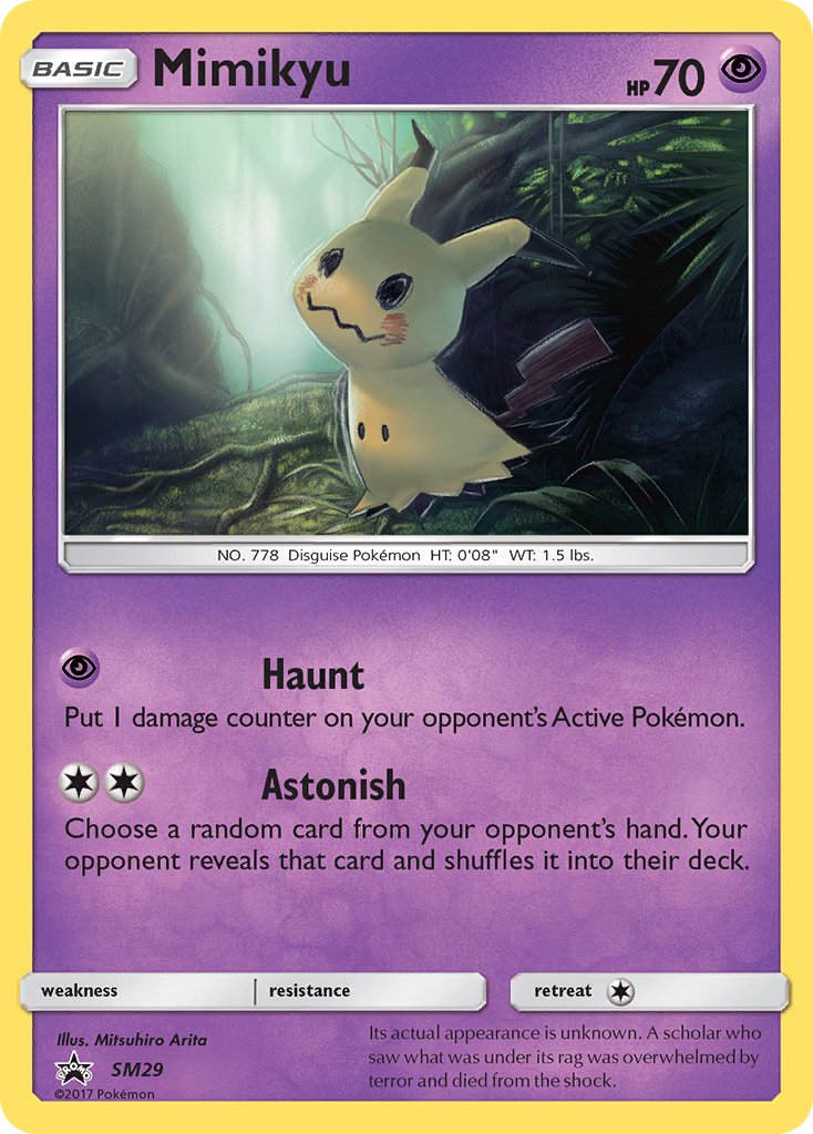 Mimikyu - SM Black Star Promos (Promo) [SM-29] English / Excellent / Normal