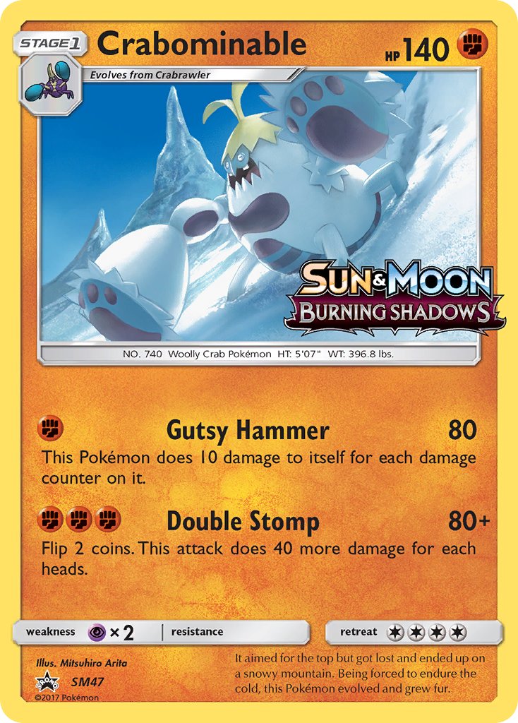 Crabominable - SM Black Star Promos (Promo) [SM-47] English / Near Mint / Normal