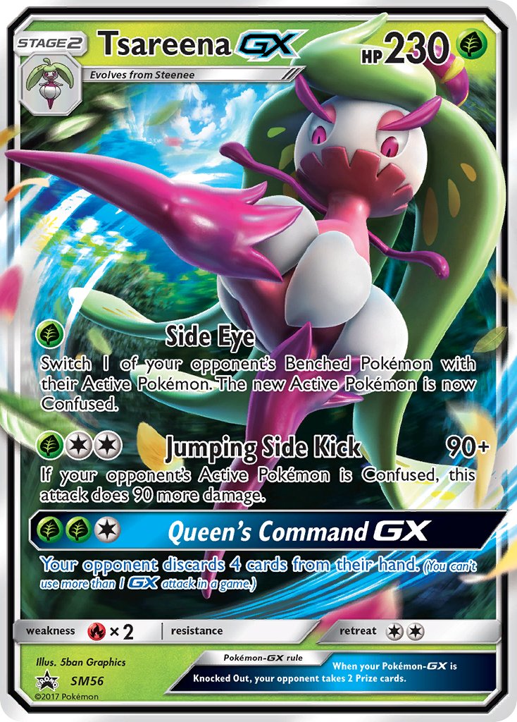 Tsareena GX - SM Black Star Promos (Promo) [SM-56] English / Near Mint / Normal