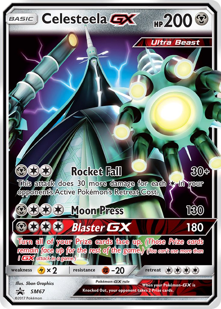 Celesteela GX - SM Black Star Promos (Promo) [SM-67] English / Near Mint / Normal