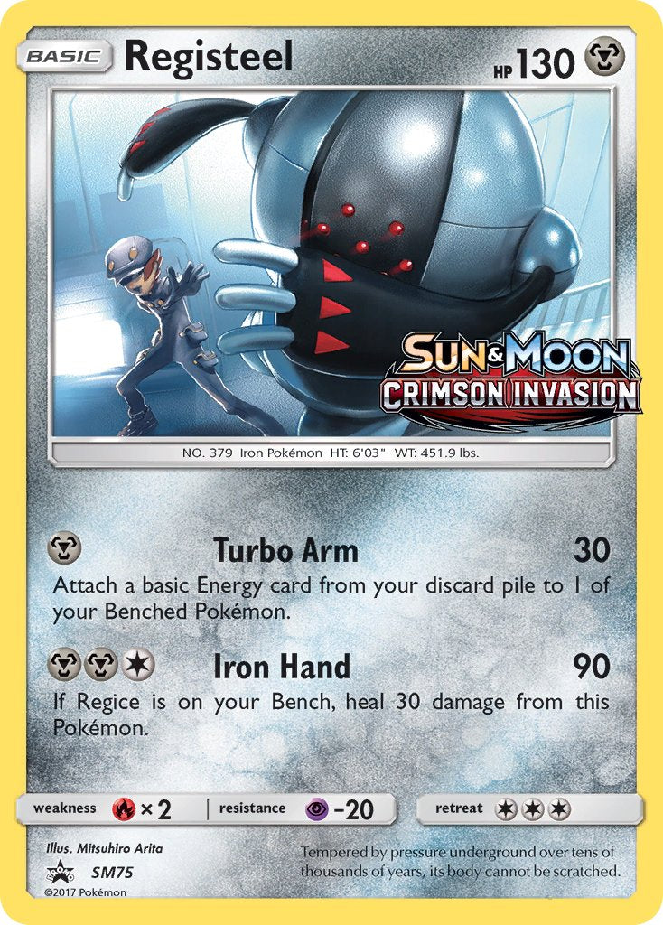 Registeel - SM Black Star Promos (Promo) [SM-75] English / Near Mint / Normal