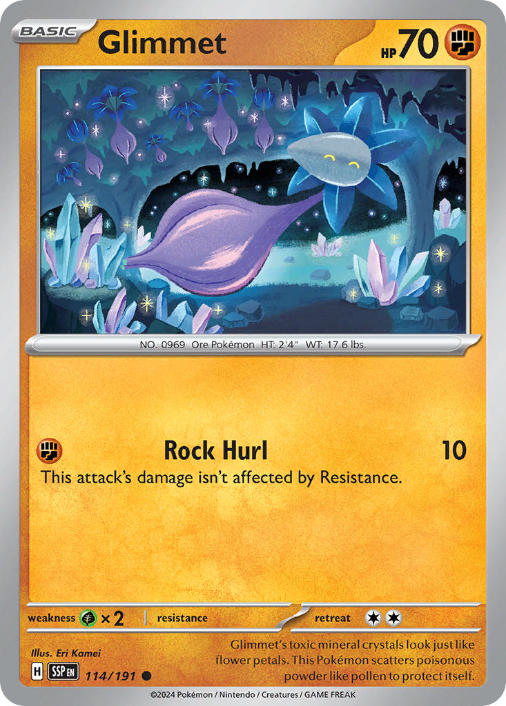 Glimmet⁣ - Surging Sparks⁣ (Common)⁣ [114] English / Near Mint / Normal