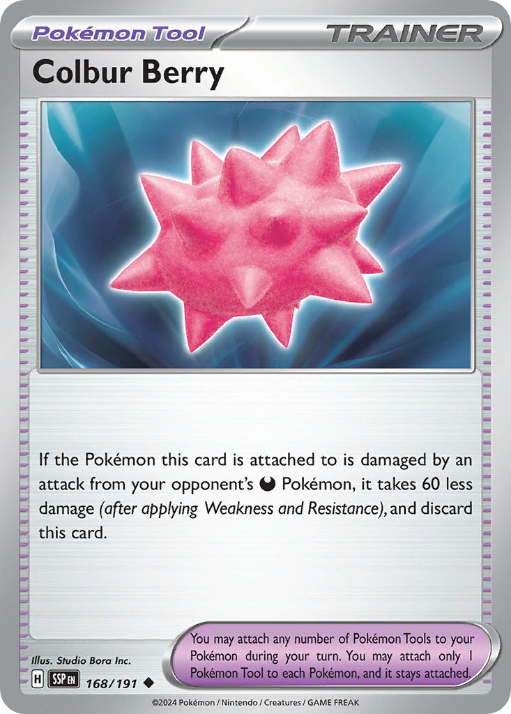 Colbur Berry⁣ - Surging Sparks⁣ (Uncommon)⁣ [168] English / Near Mint / Normal