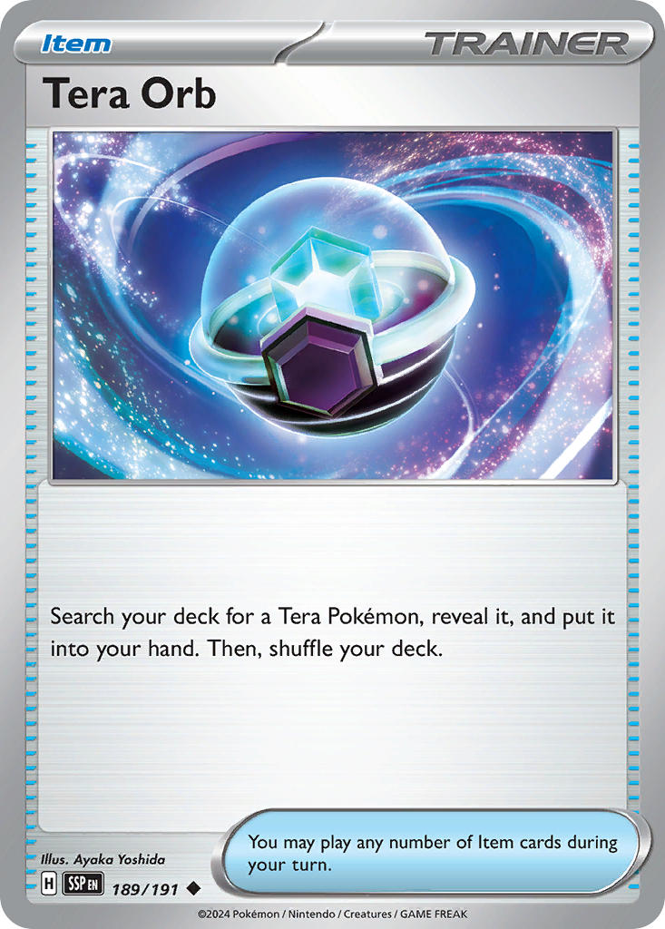 Tera Orb⁣ - Surging Sparks⁣ (Uncommon)⁣ [189] English / Near Mint / Reverse-Holo Normal