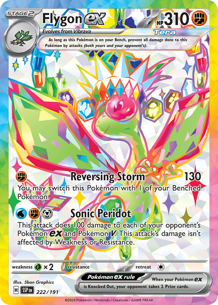 Flygon ex⁣ - Surging Sparks⁣ (Ultra Rare)⁣ [222] English / Near Mint / Normal