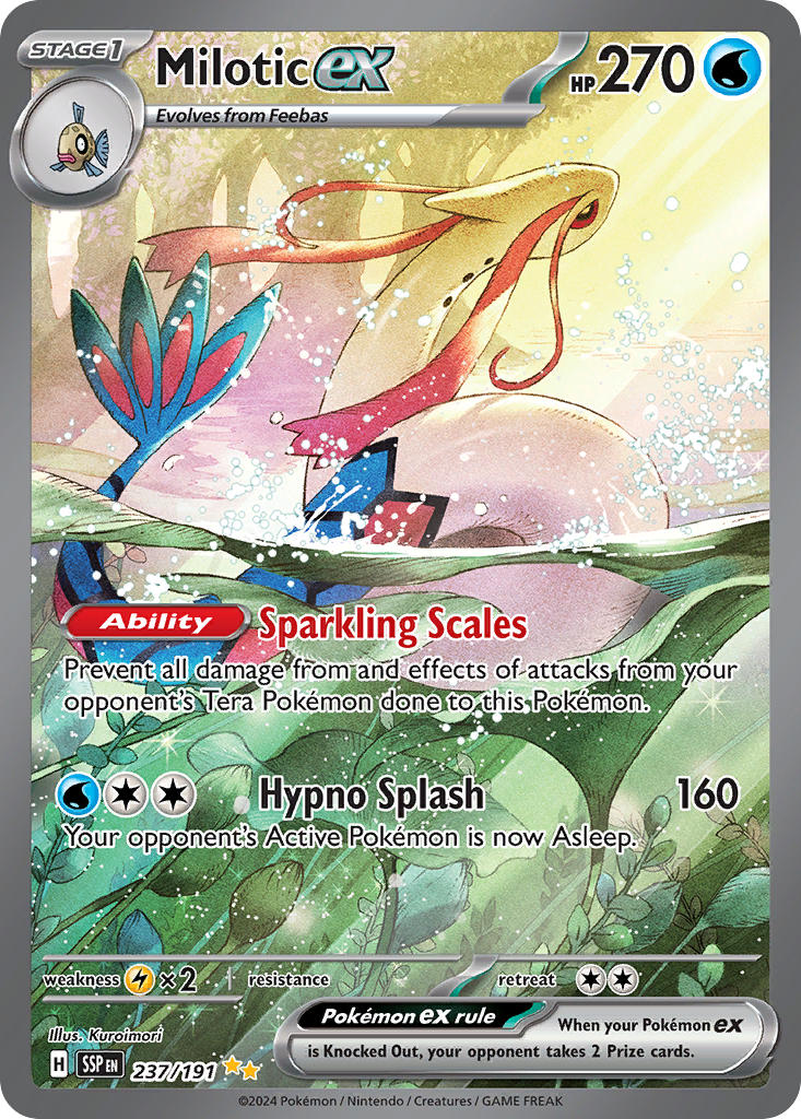 Milotic ex⁣ - Surging Sparks⁣ (Special Illustration Rare)⁣ [237] English / Near Mint / Normal