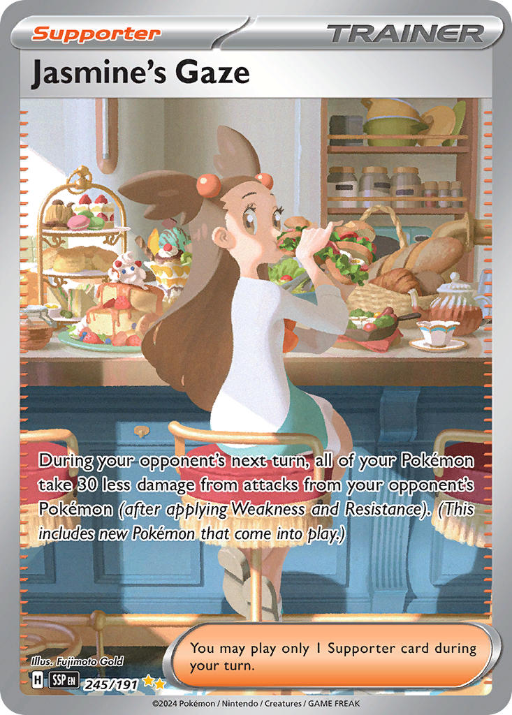 Jasmine's Gaze⁣ - Surging Sparks⁣ (Special Illustration Rare)⁣ [245] English / Near Mint / Normal