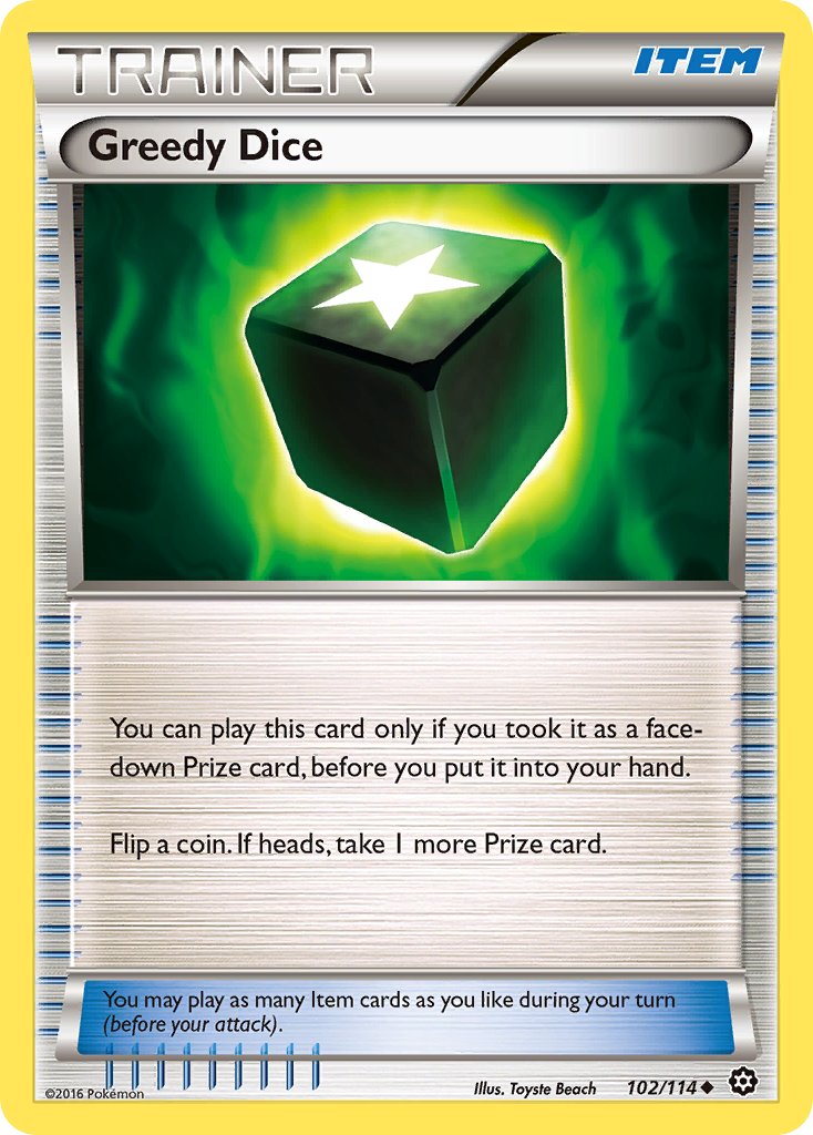 Greedy Dice - Steam Siege (Uncommon) [STS-102] English / Near Mint / Normal