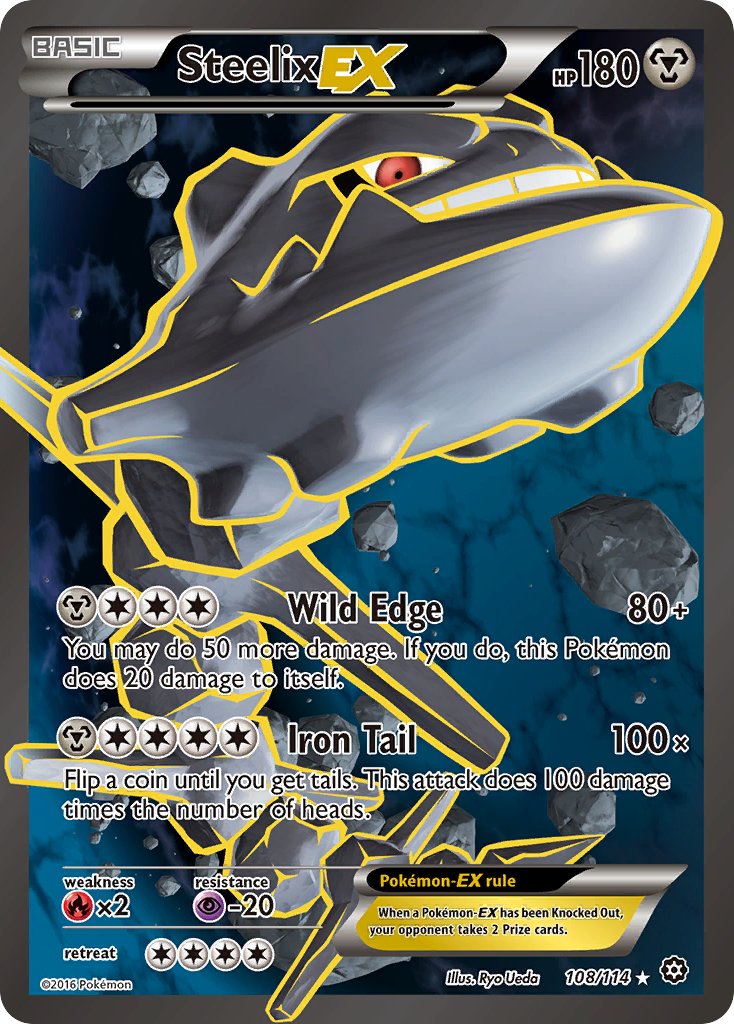 Steelix EX - Steam Siege (Ultra Rare) [STS-108] English / Near Mint / Normal