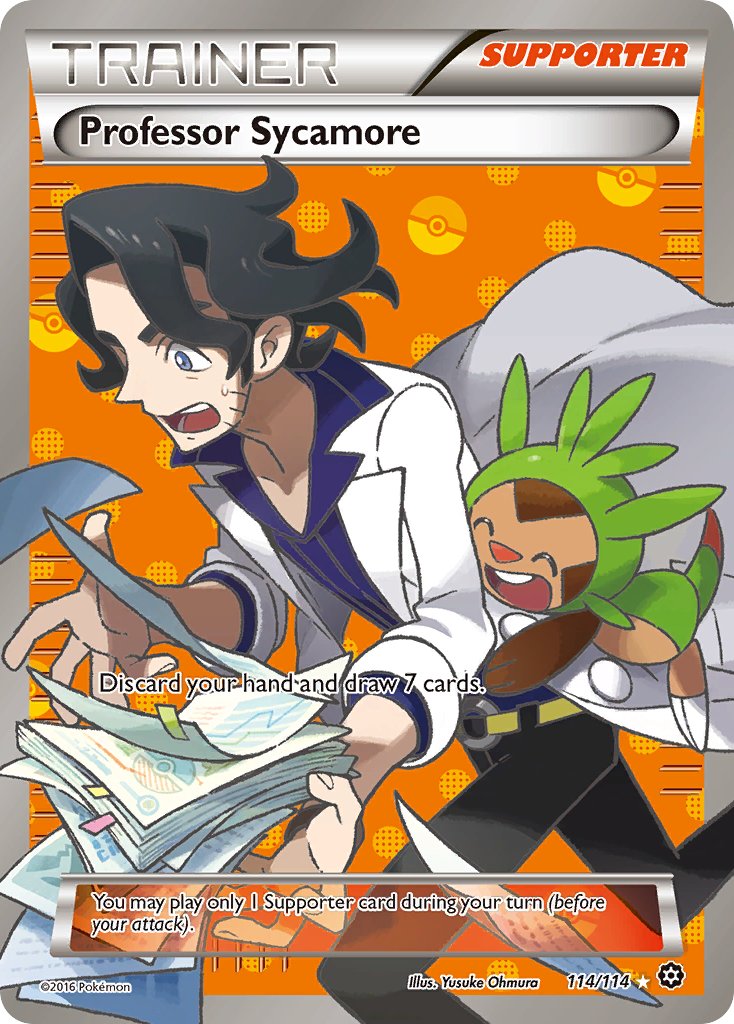 Professor Sycamore - Steam Siege (Ultra Rare) [STS-114] English / Near Mint / Normal