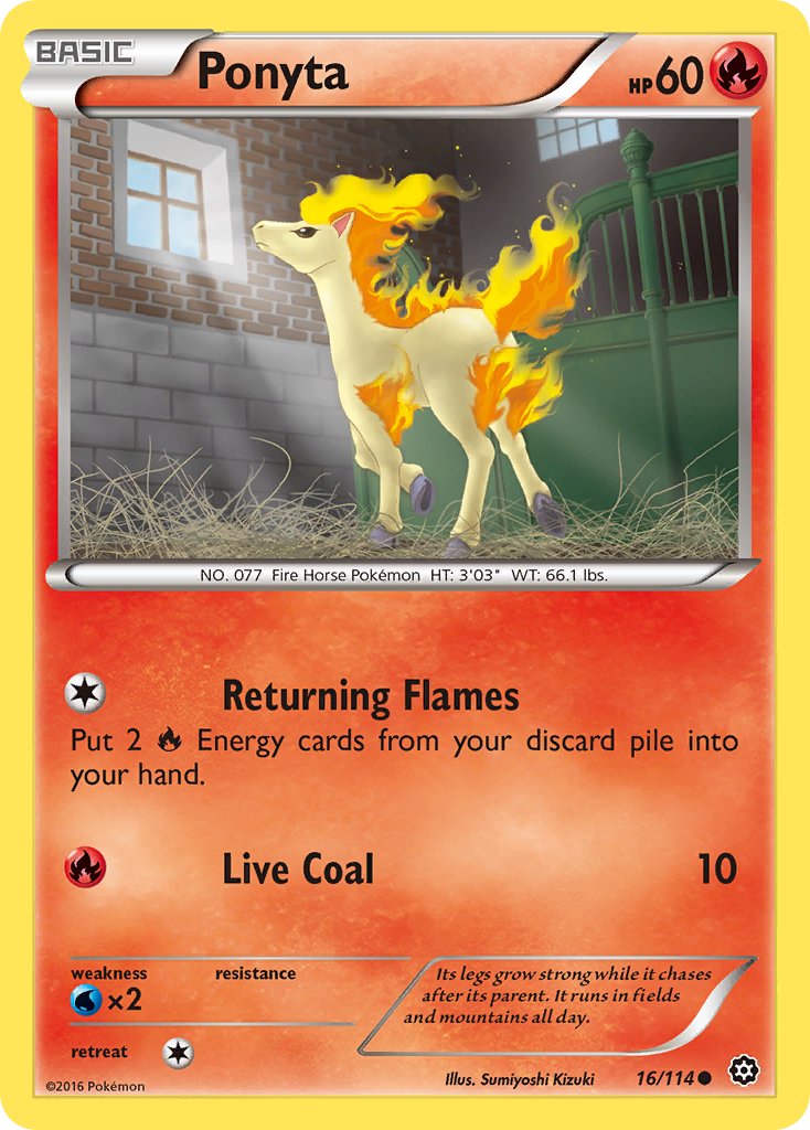 Ponyta - Steam Siege (Common) [STS-16] English / Good / Normal