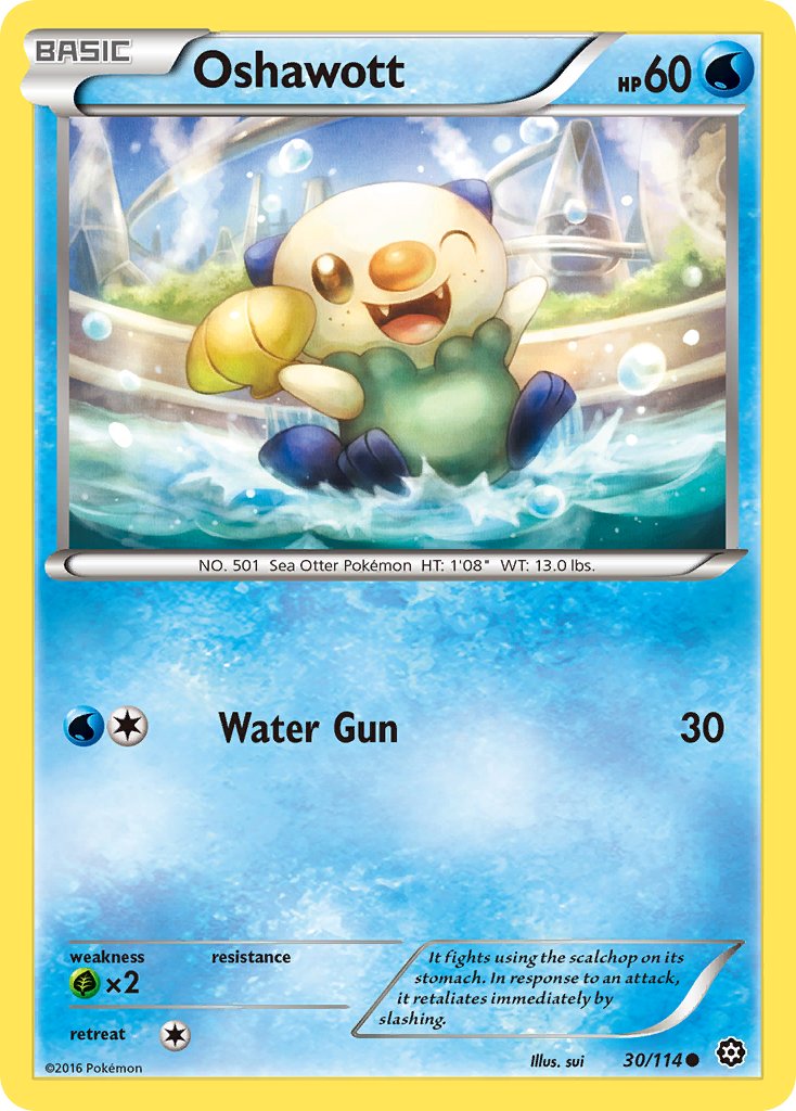 Oshawott - Steam Siege (Common) [STS-30] English / Good / Normal