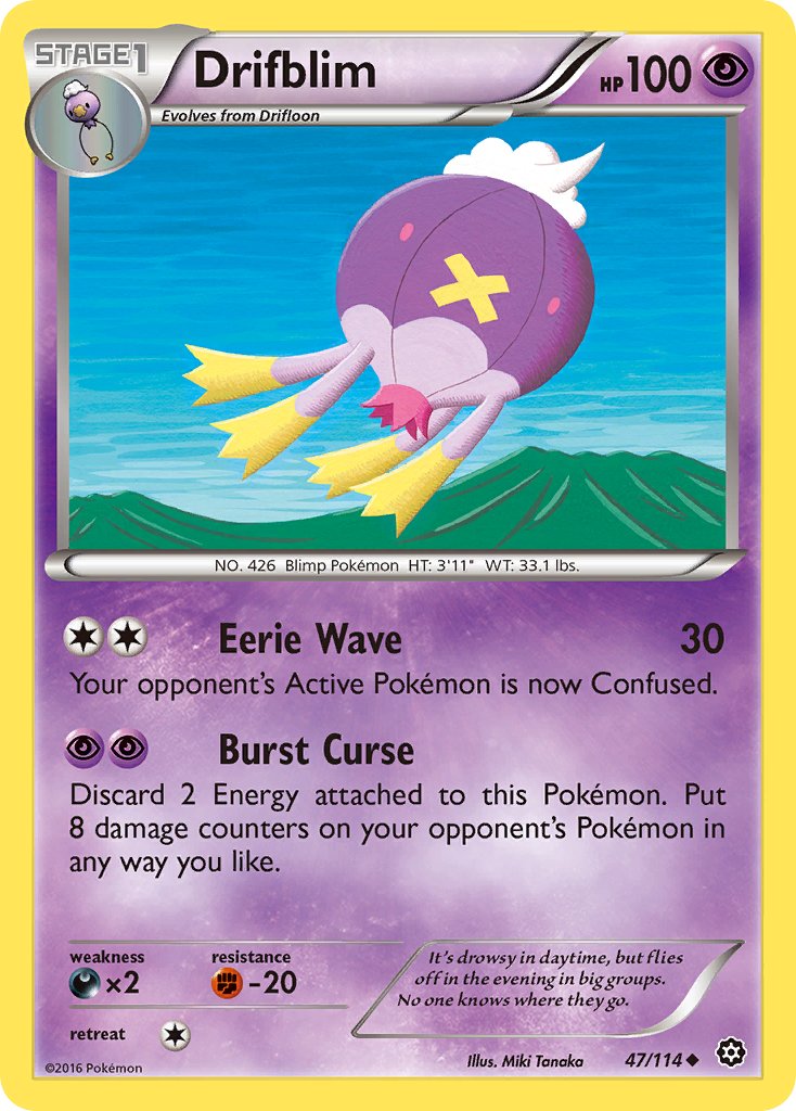 Drifblim - Steam Siege (Uncommon) [STS-47] English / Near Mint / Normal