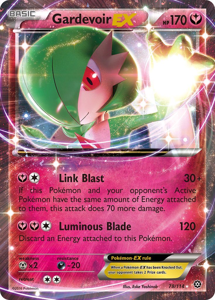 Gardevoir EX - Steam Siege (Ultra Rare) [STS-78] English / Excellent / Normal