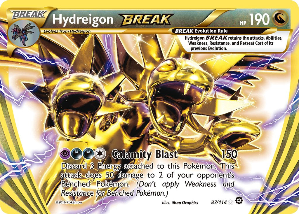Hydreigon BREAK - Steam Siege (Holo Rare) [STS-87] English / Near Mint / Normal