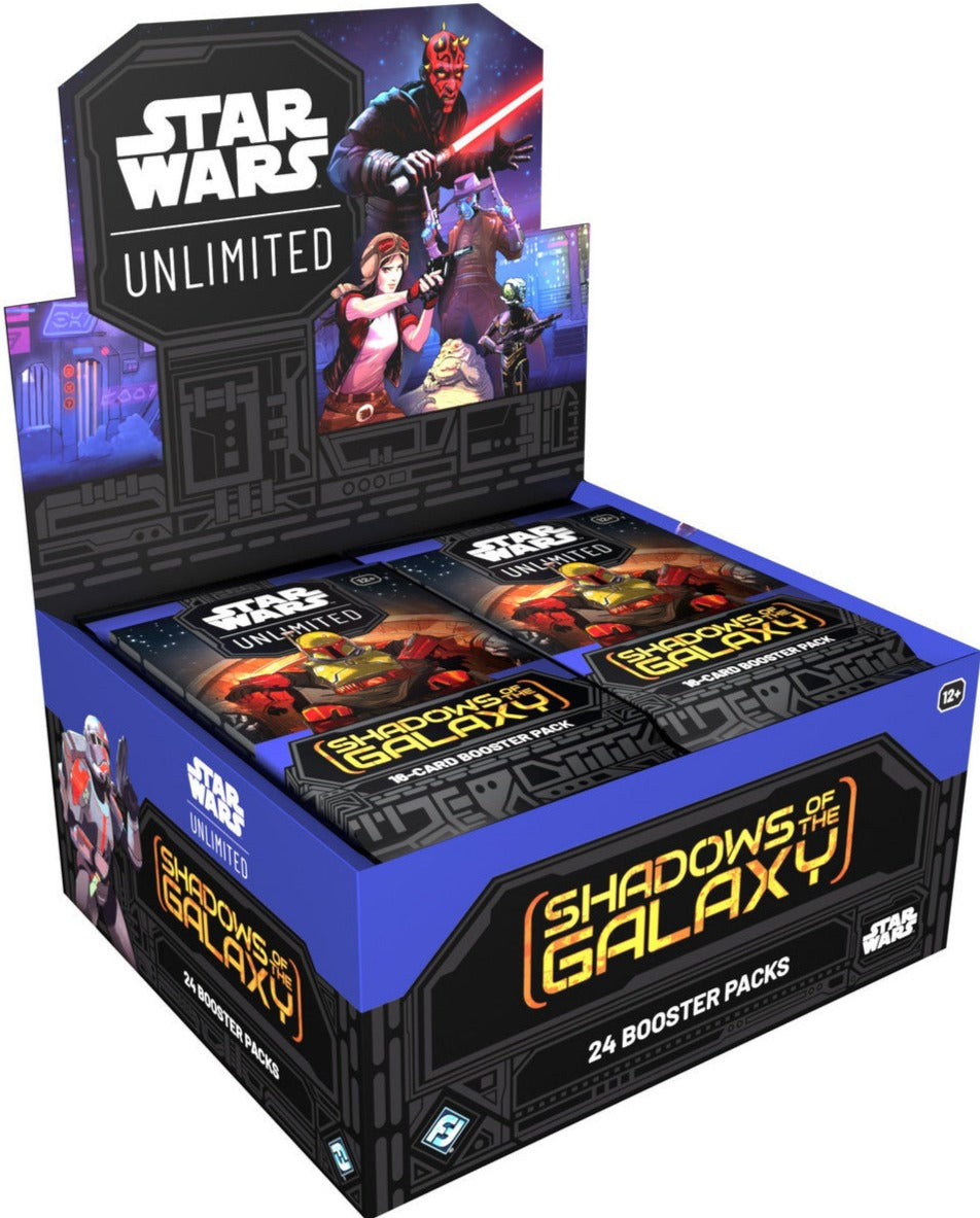 Star Wars: Unlimited TCG - Set 2: Shadows of the Galaxy - Booster Display Box (24 Pakker)