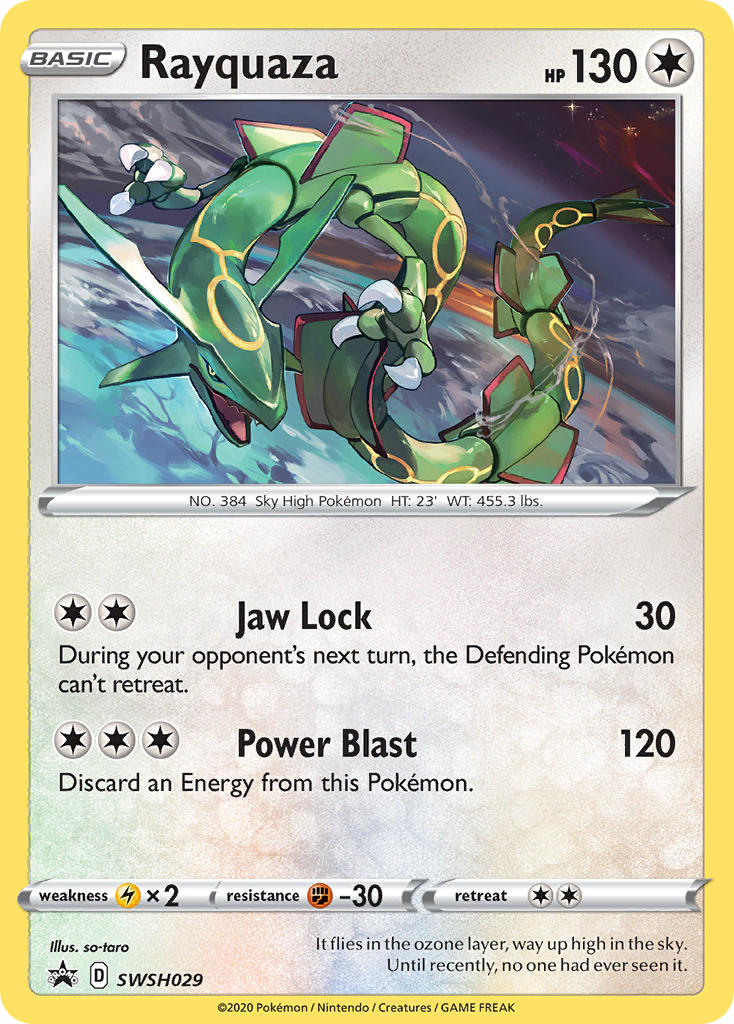 Rayquaza⁣ - SWSH Black Star Promos⁣ (Promo)⁣ [029] English / Near Mint / Normal