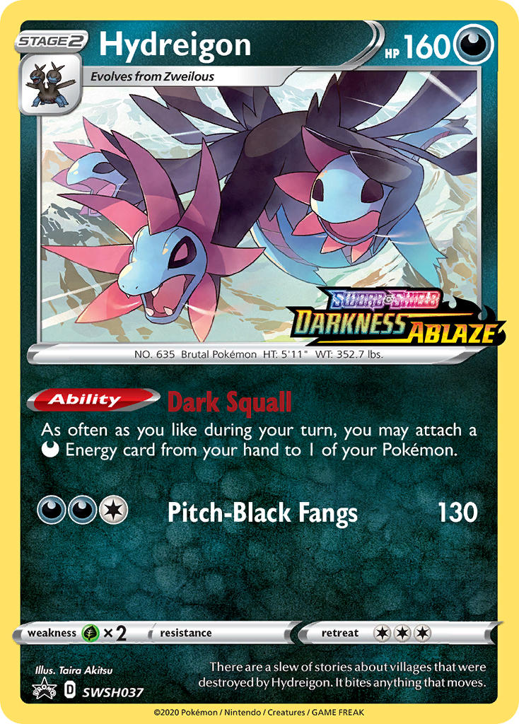 Hydreigon - SWSH Black Star Promos (Promo) [SWSH-037] English / Near Mint / Normal
