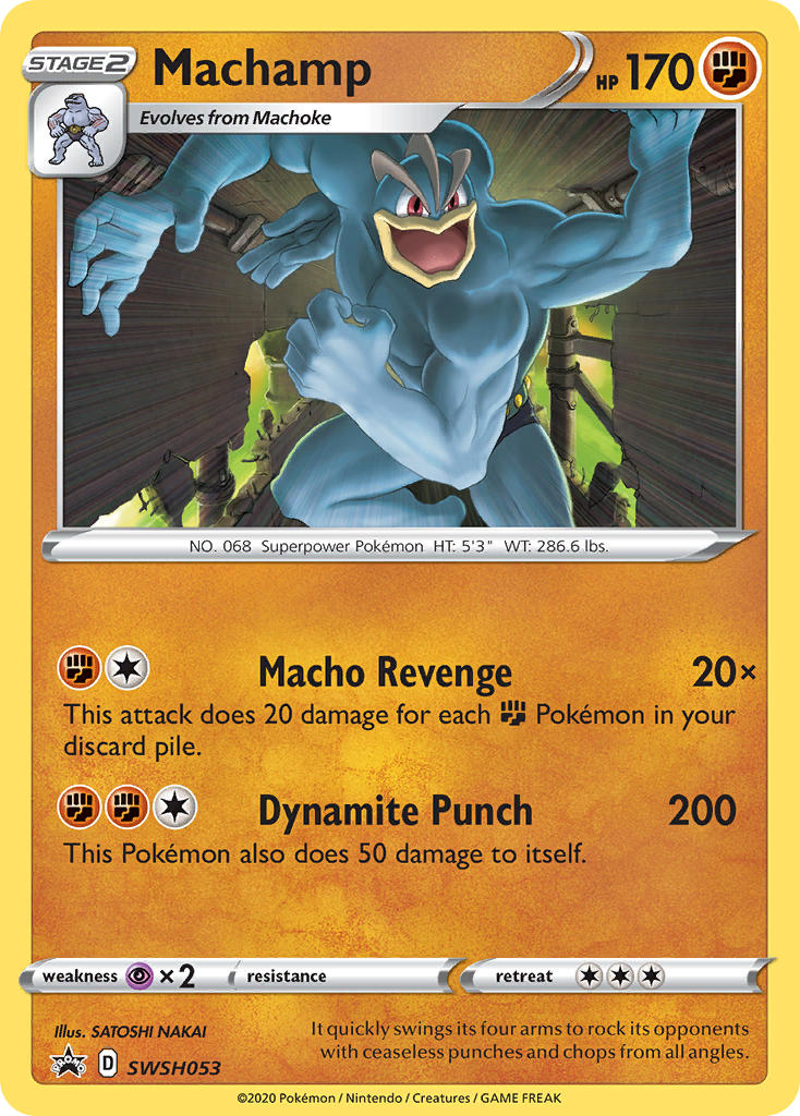 Machamp - SWSH Black Star Promos (Promo) [SWSH-053] English / Near Mint / Normal