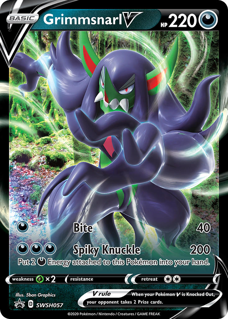 Grimmsnarl V⁣ - SWSH Black Star Promos⁣ (Promo)⁣ [057] English / Good / Normal