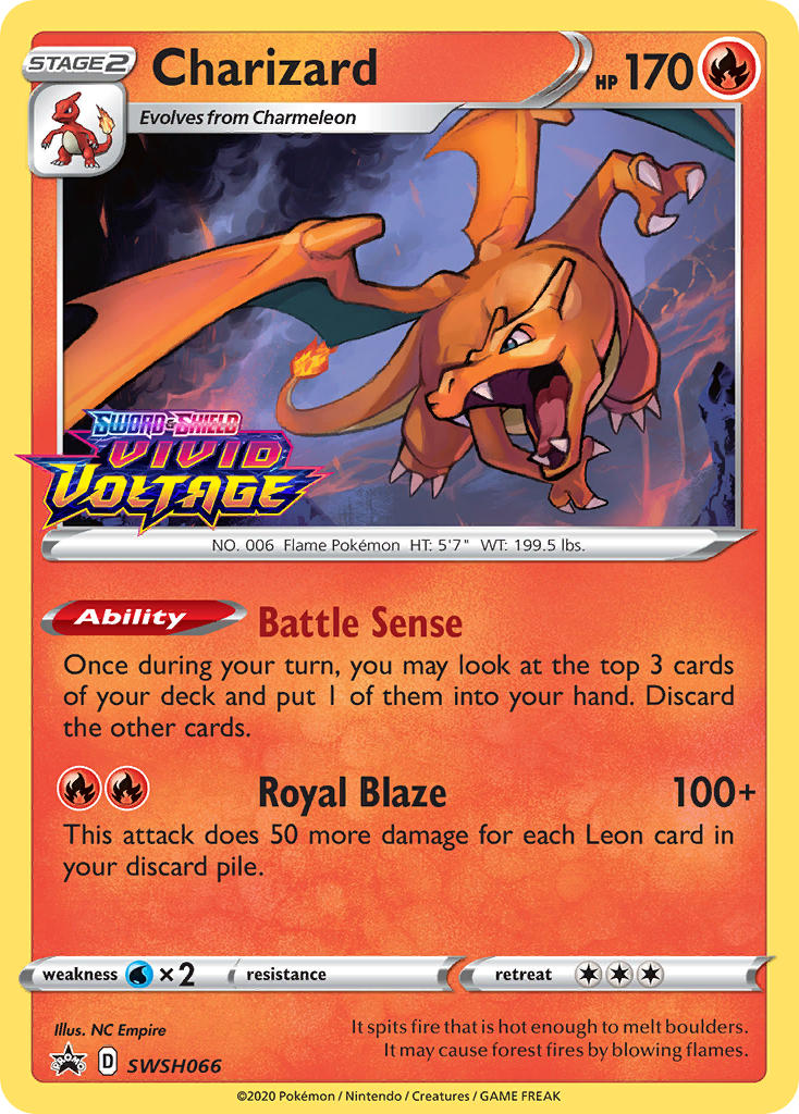 Charizard - SWSH Black Star Promos (Promo) [SWSH-066] English / Near Mint / Normal
