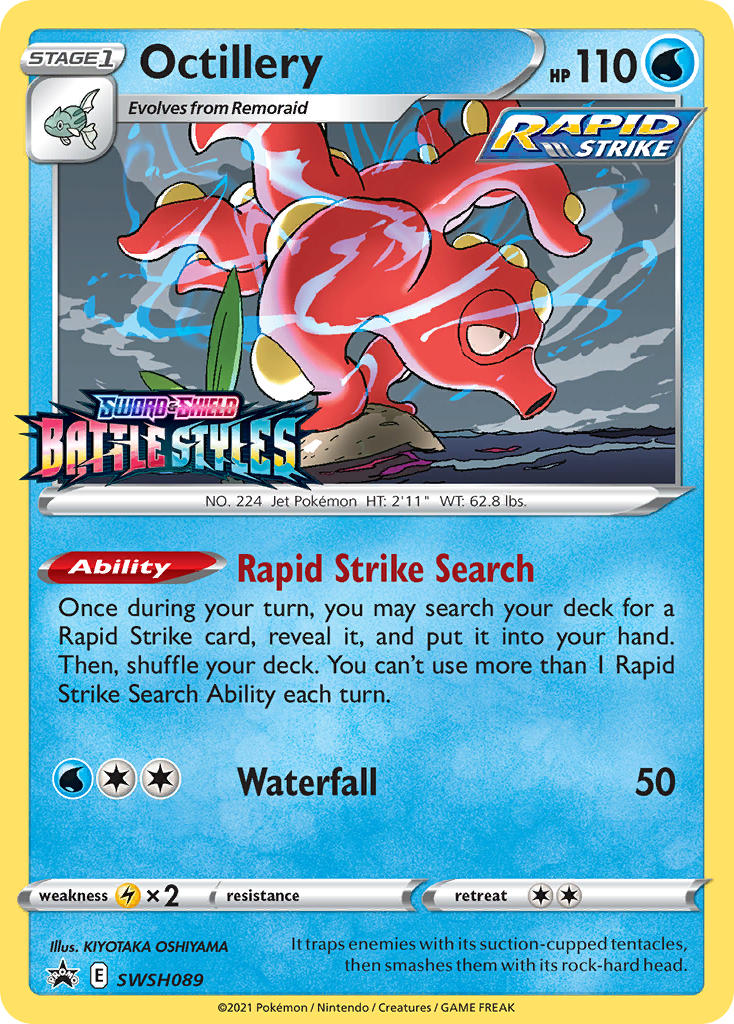 Octillery⁣ - SWSH Black Star Promos⁣ (Promo)⁣ [089] English / Near Mint / Normal