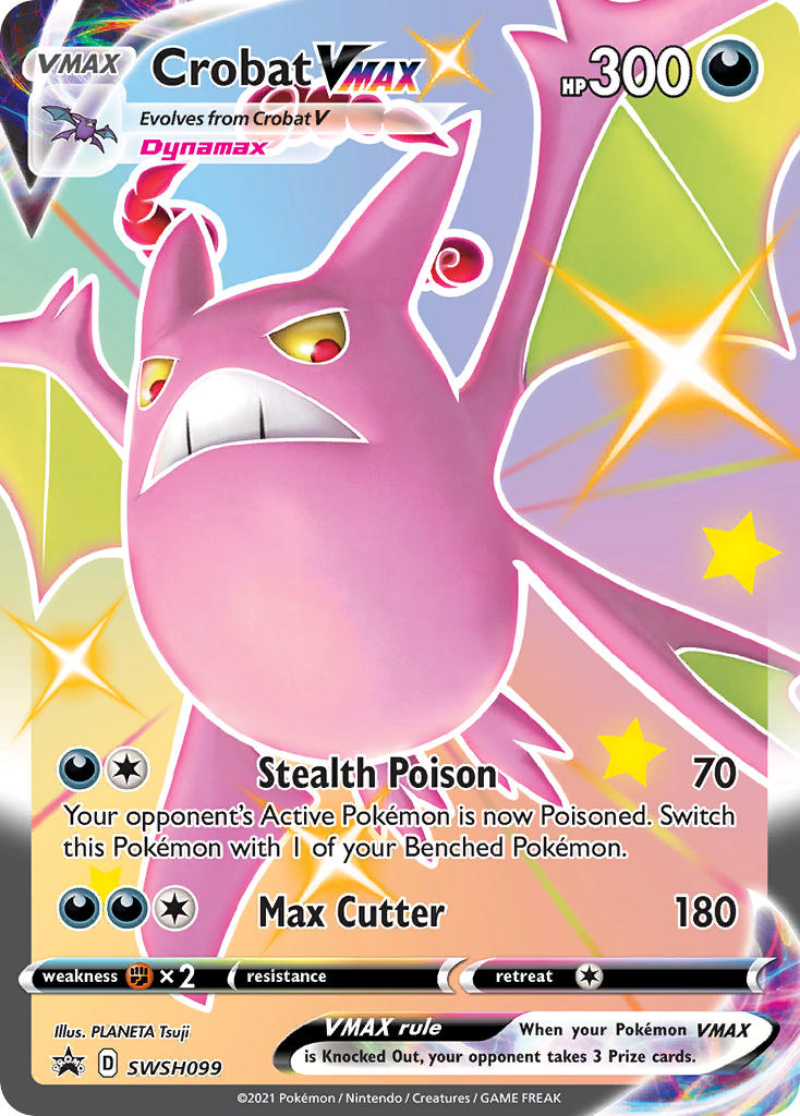 Crobat VMAX⁣ - SWSH Black Star Promos⁣ (Promo)⁣ [099] English / Near Mint / Normal