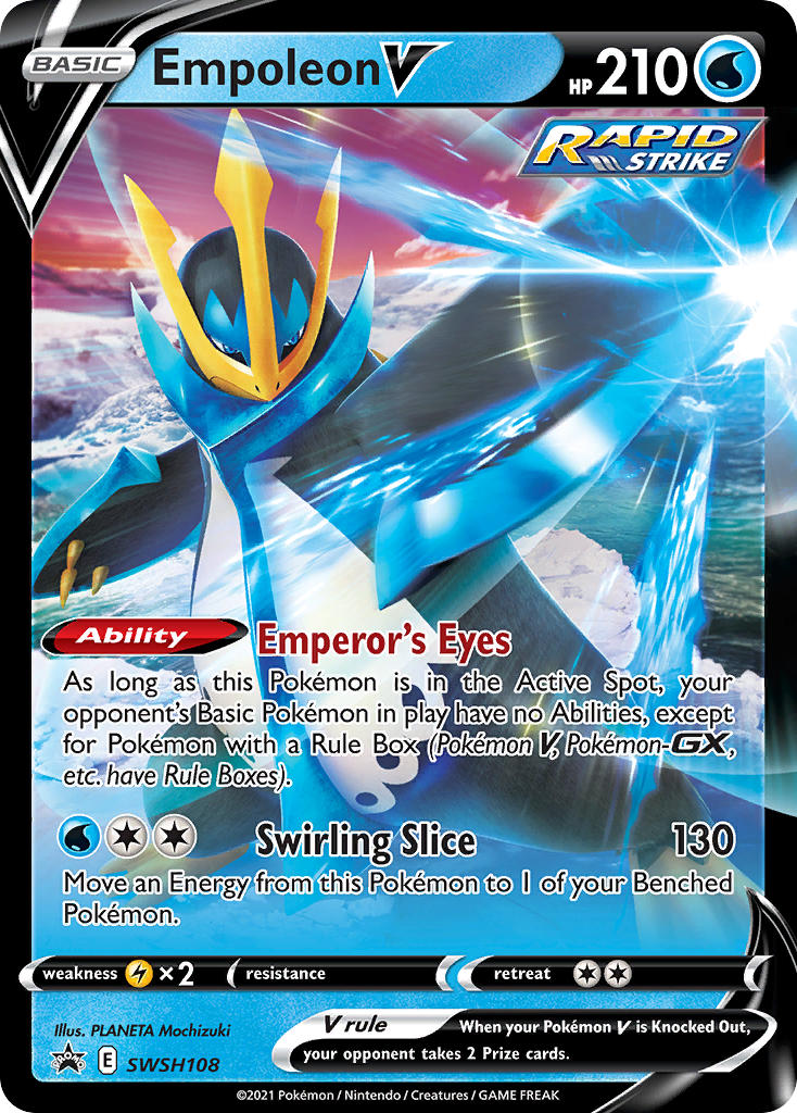 Empoleon V⁣ - SWSH Black Star Promos⁣ (Promo)⁣ [108] English / Near Mint / Normal