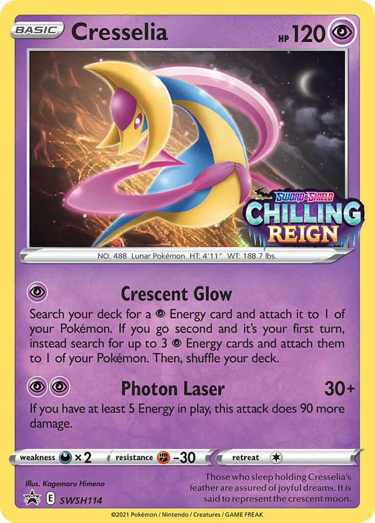 Cresselia - SWSH Black Star Promos (Promo) [SWSH-114] English / Near Mint / Normal