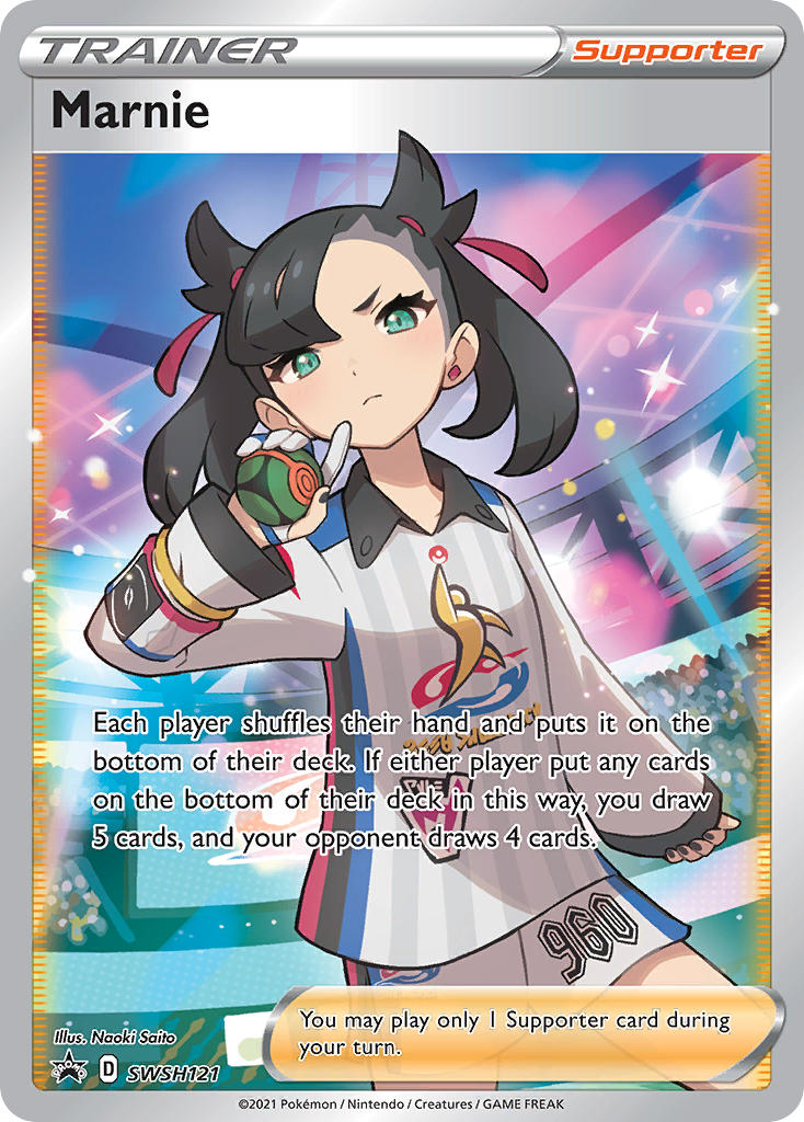 Marnie⁣ - SWSH Black Star Promos⁣ (Promo)⁣ [121] English / Near Mint / Normal