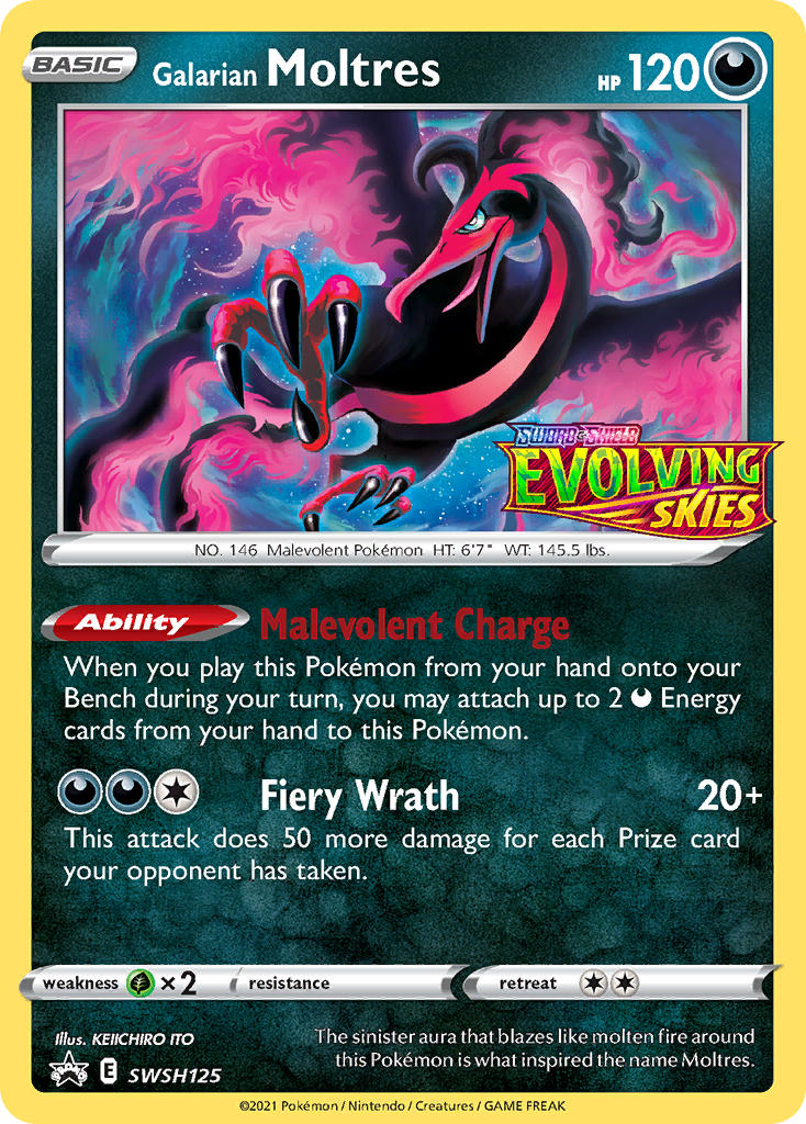 Galarian Moltres⁣ - SWSH Black Star Promos⁣ (Promo)⁣ [125] English / Near Mint / Normal