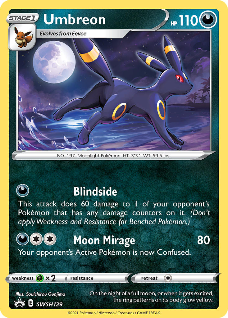 Umbreon⁣ - SWSH Black Star Promos⁣ (Promo)⁣ [129] English / Excellent / Normal