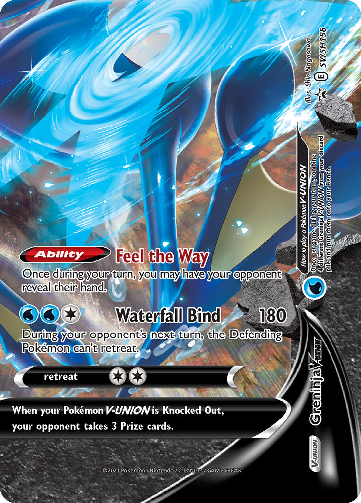 Greninja V-UNION⁣ - SWSH Black Star Promos⁣ (Promo)⁣ [158] English / Near Mint / Normal