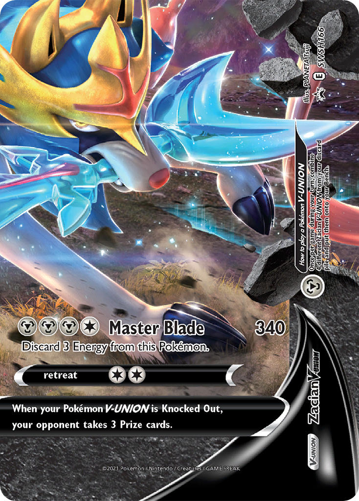 Zacian V-UNION - SWSH Black Star Promos (Promo) [SWSH-166] English / Near Mint / Normal
