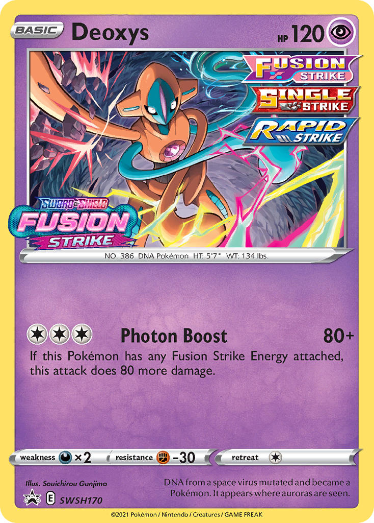 Deoxys - SWSH Black Star Promos (Promo) [SWSH-170] English / Near Mint / Normal