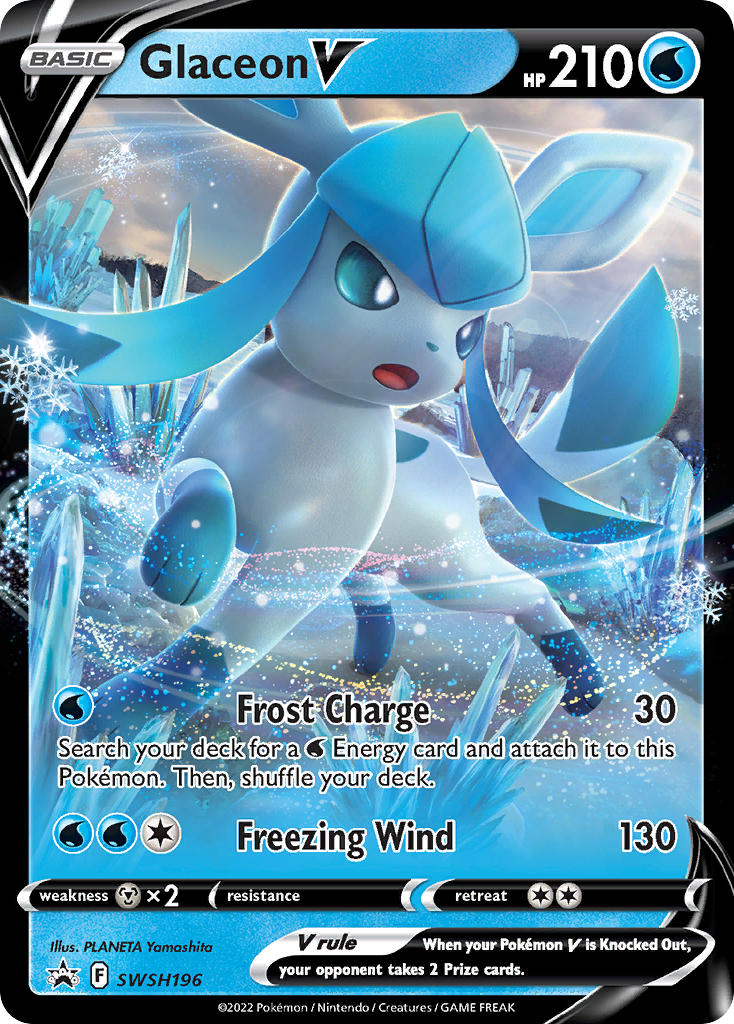 Glaceon V⁣ - SWSH Black Star Promos⁣ (Promo)⁣ [196] English / Near Mint / Normal