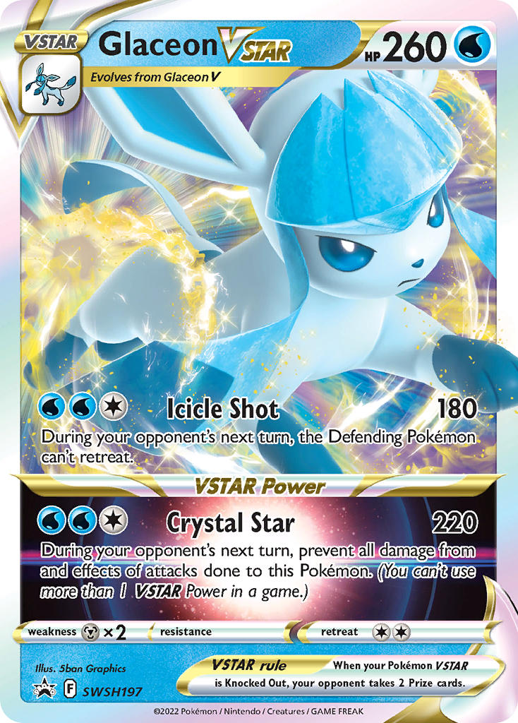 Glaceon VSTAR⁣ - SWSH Black Star Promos⁣ (Promo)⁣ [197] English / Near Mint / Normal
