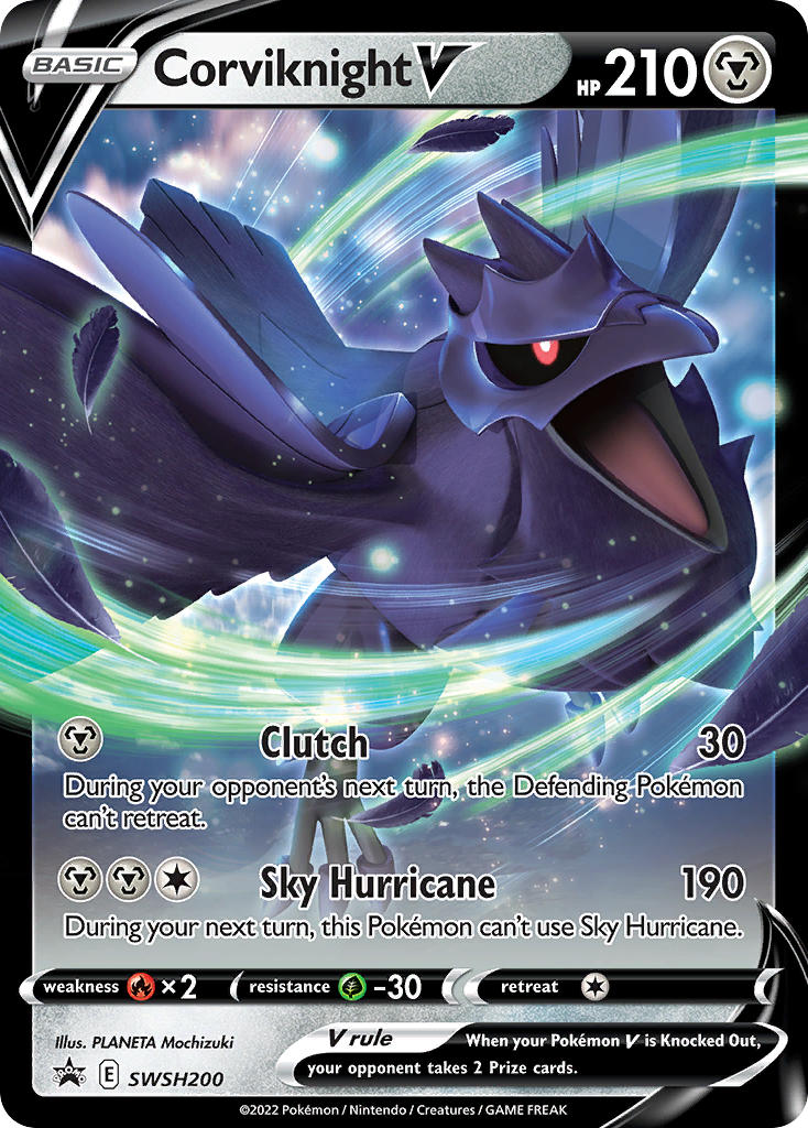Corviknight V - SWSH Black Star Promos (Promo) [SWSH-200] English / Near Mint / Normal