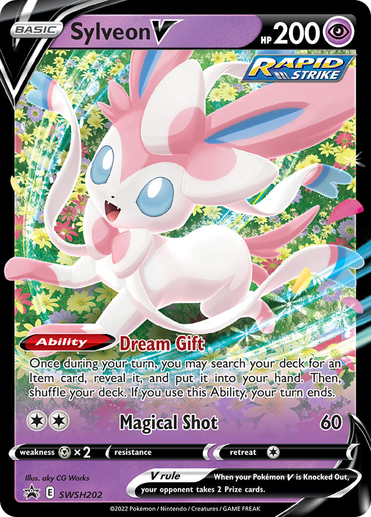 Sylveon V⁣ - SWSH Black Star Promos⁣ (Promo)⁣ [202] English / Near Mint / Normal