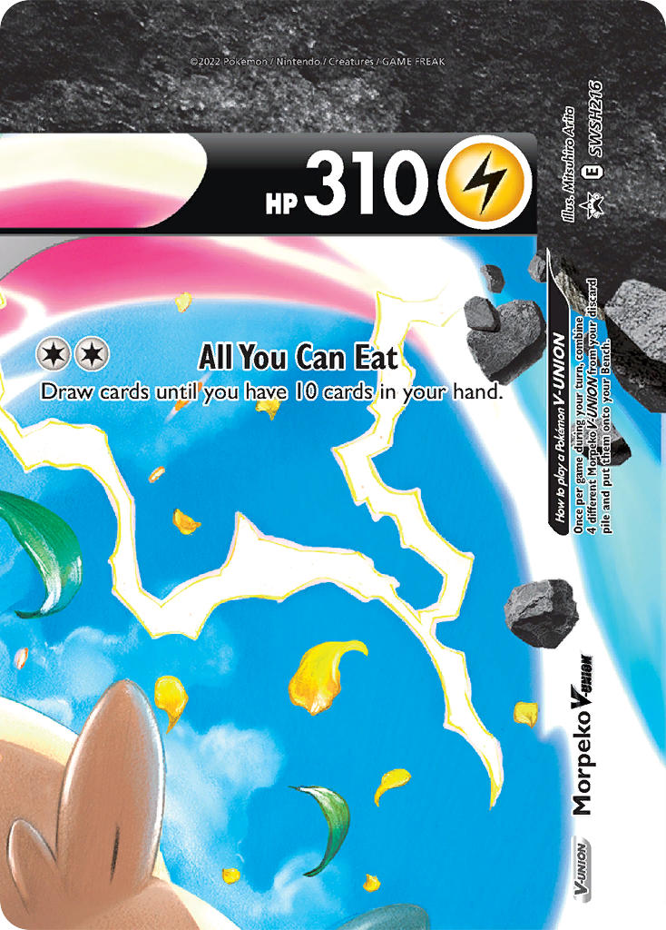 Morpeko V-UNION⁣ - SWSH Black Star Promos⁣ (Promo)⁣ [216] English / Near Mint / Normal