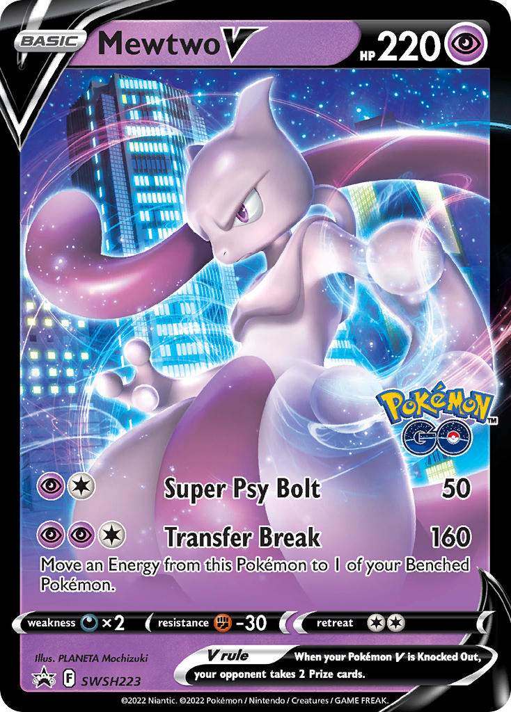 Mewtwo V - SWSH Black Star Promos (Promo) [SWSH-223] – Matraws