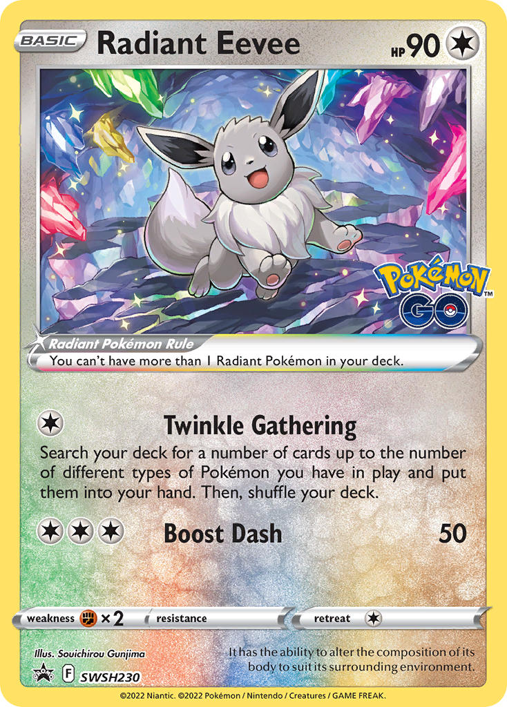 Radiant Eevee⁣ - SWSH Black Star Promos⁣ (Promo)⁣ [230] English / Near Mint / Normal