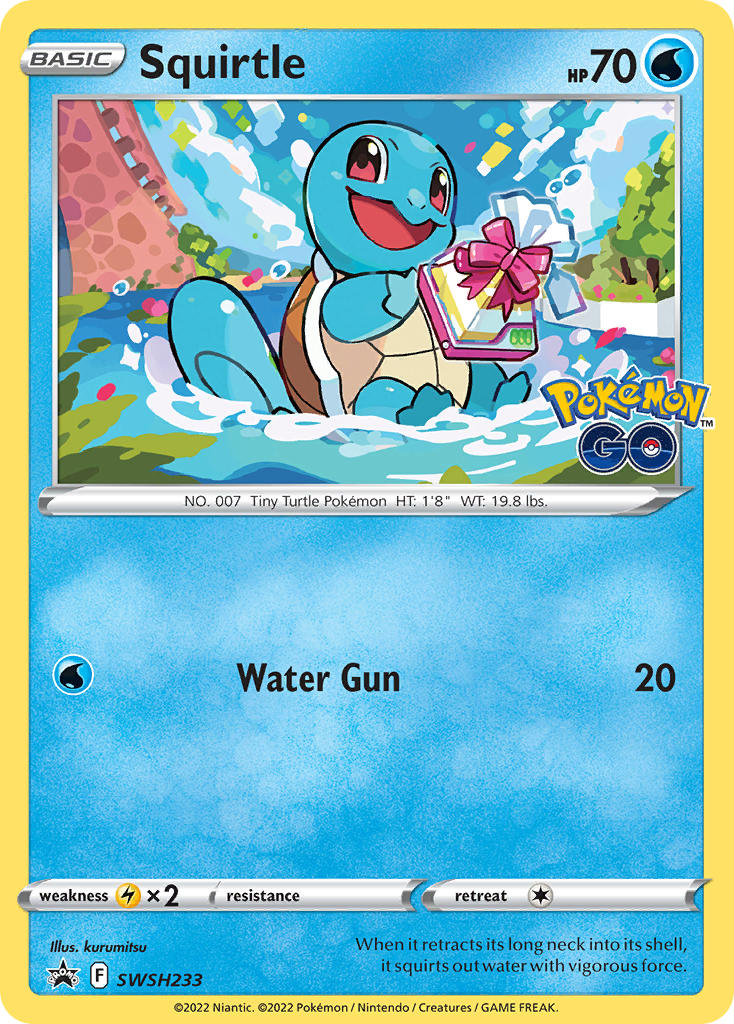 Squirtle⁣ - SWSH Black Star Promos⁣ (Promo)⁣ [233] English / Near Mint / Normal