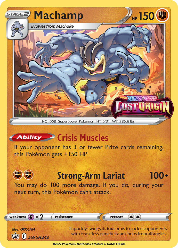 Machamp⁣ - SWSH Black Star Promos⁣ (Promo)⁣ [243] English / Near Mint / Normal