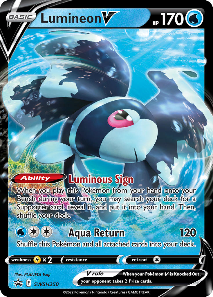 Lumineon V⁣ - SWSH Black Star Promos⁣ (Promo)⁣ [250] English / Near Mint / Normal