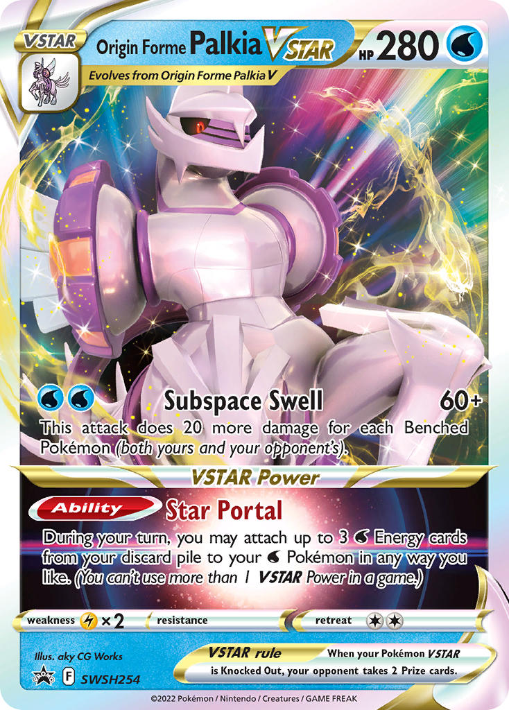 Origin Forme Palkia VSTAR - SWSH Black Star Promos (Promo) [SWSH-254] English / Near Mint / Normal